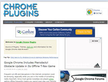 Tablet Screenshot of chromeplugins.org